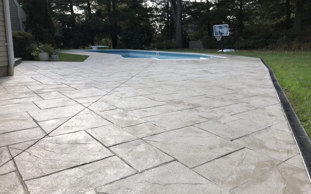 New Canaan Ct Stamped Concrete, Pressed Concrete Patio