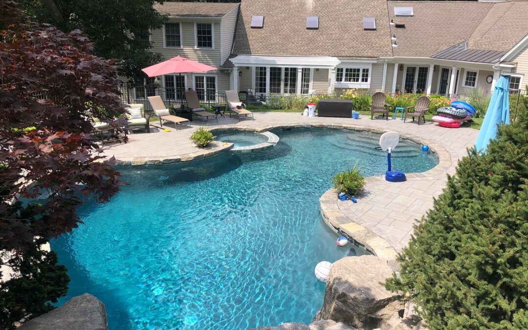 Stone Paver Pool Deck, Pool Patio Build Contractors | Greenwich, CT